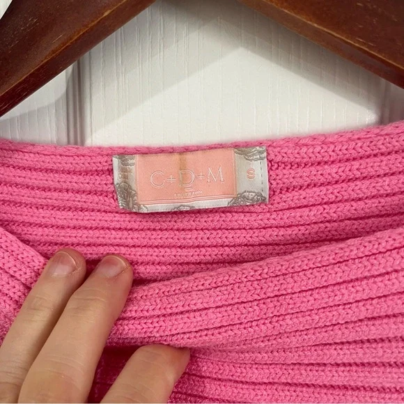 Vibrant Pink Ribbed Sweater - Picture 4 of 7